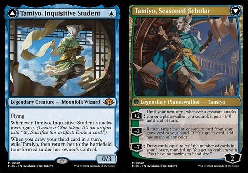 Tamiyo, Inquisitive Student // Tamiyo, Seasoned Scholar (foil)