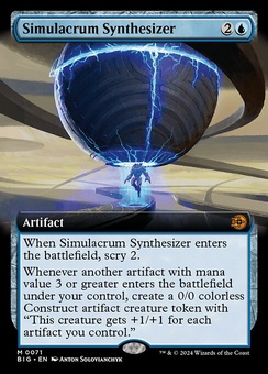 Simulacrum Synthesizer (extended art foil)