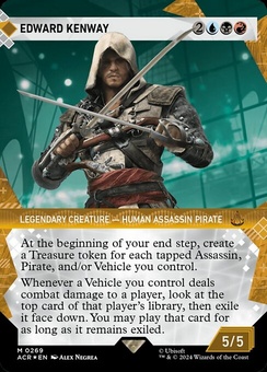 Edward Kenway (borderless textured foil)